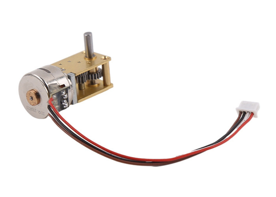 15mm stepper motor with worm gearbox for deceleration, with selectable reduction ratio