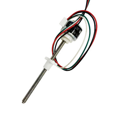 Micro 15mm diameter linear motor, 5VDC motor, long stroke customizable screw with POM nut