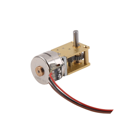 کاهنده شفت سفارشی SM15-817G میکرو استپر موتور 5 ولتی قطر 15 میلی متری با گیربکس کرم کاهنده