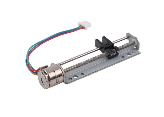 18 ° Step Angle 10mm Diameter Micro Stepper Motor With Bracket Slider Thrust 120g