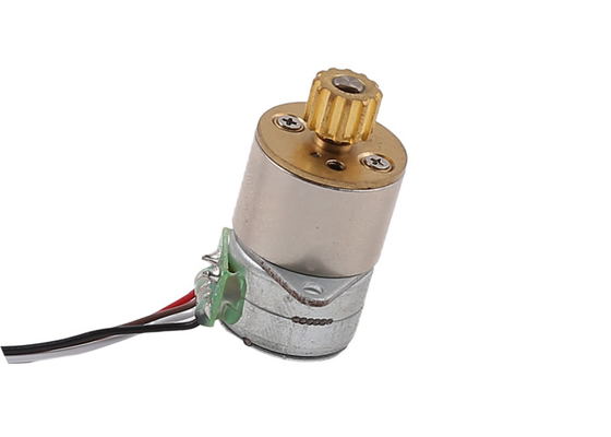 Diameter 15mm 12 V Gearbox Stepper Motor High Torque Low Speed Gear Ratio 1:10~1:350