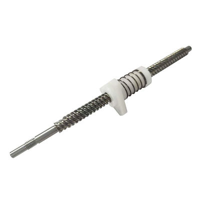 Customizable Trapezoidal Lead Screw with 9.53mm Diameter and 12.7mm Lead Anti-backlash Nut